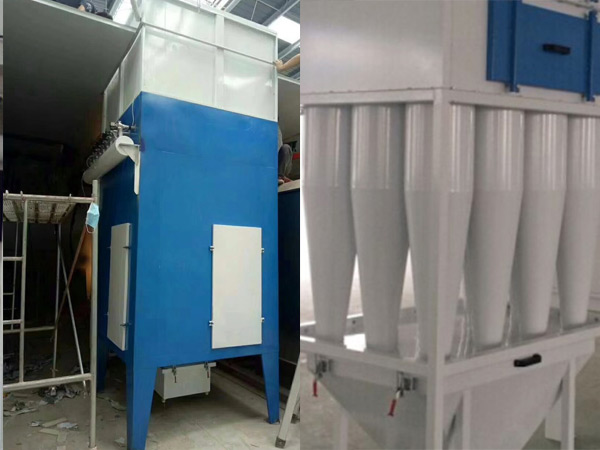 Small cyclone powder recovery system BOOTH-SC