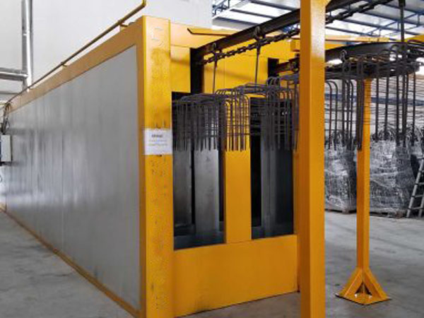 Powder Coating Booth with Axial Conveyors COT-BOOTH-AC