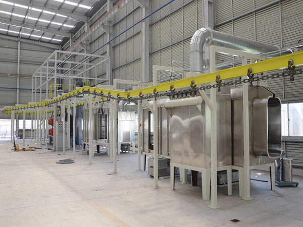 Fully automatic spraying line LINE-AT