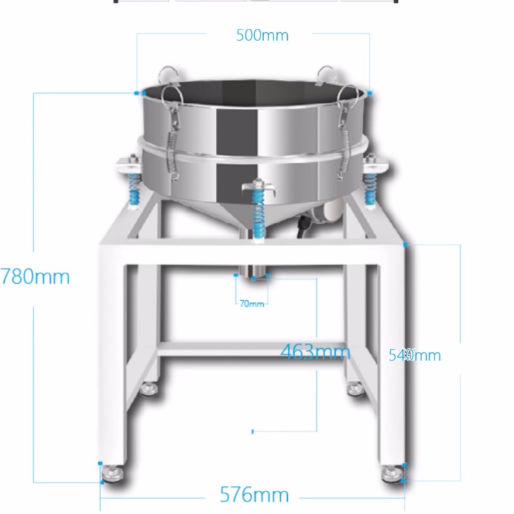 Semi-automatic powder sieving machine recycling 